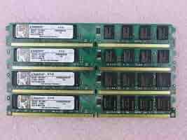 キングストン Kingston デスクトップ PCメモリ DDR2-800(PC2-6400) 2GB Non-ECC CL6 DIMM 240pin KVR800D2N6/2G  [並行輸入品] 楽天市場】【中古】「未使用品」キングストン Kingston